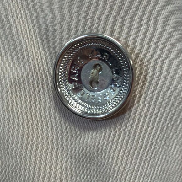 Karl Lagerfeld Paris Tan Hooded Trench Coat Double Breasted  LG (flaw) - Picture 8 of 13